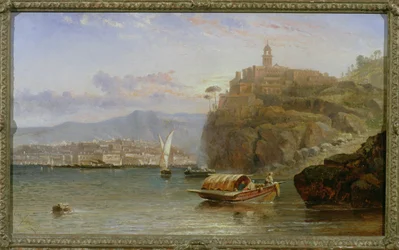 Sur la Côte Amalfitaine au Crépuscule